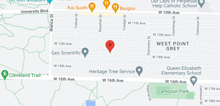 map of 4453 W 14TH AVENUE